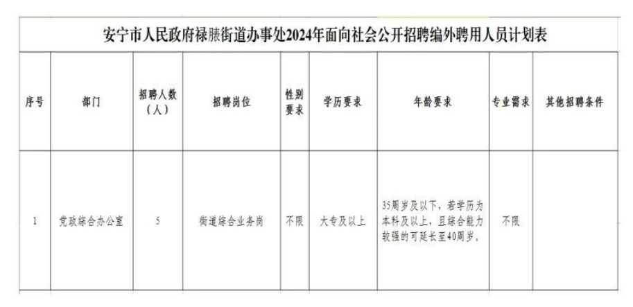 华宁县人民政府办公室最新招聘公告概览